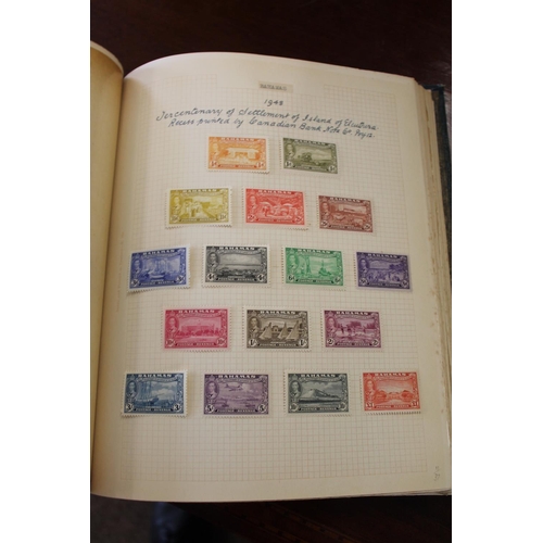 1405 - COMMONWEALTH MINT STAMPS two well laid out Simplex albums with mint Commonwealth stamps and varietie... 