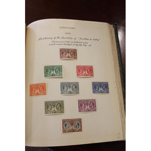 1405 - COMMONWEALTH MINT STAMPS two well laid out Simplex albums with mint Commonwealth stamps and varietie... 