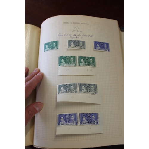 1405 - COMMONWEALTH MINT STAMPS two well laid out Simplex albums with mint Commonwealth stamps and varietie... 