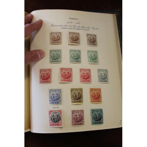 1405 - COMMONWEALTH MINT STAMPS two well laid out Simplex albums with mint Commonwealth stamps and varietie... 