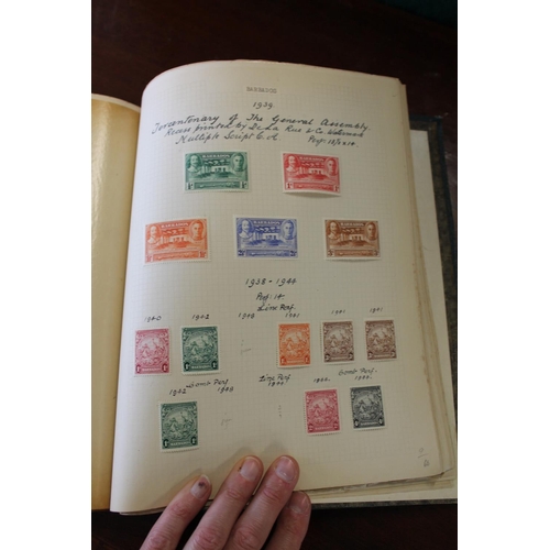 1405 - COMMONWEALTH MINT STAMPS two well laid out Simplex albums with mint Commonwealth stamps and varietie... 