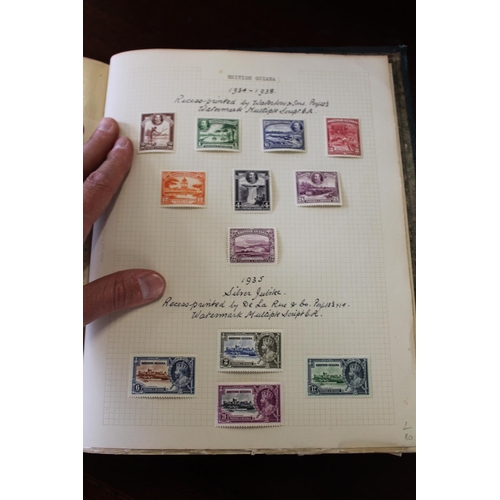 1405 - COMMONWEALTH MINT STAMPS two well laid out Simplex albums with mint Commonwealth stamps and varietie... 