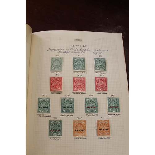 1405 - COMMONWEALTH MINT STAMPS two well laid out Simplex albums with mint Commonwealth stamps and varietie... 