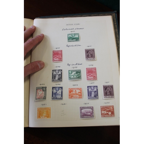 1405 - COMMONWEALTH MINT STAMPS two well laid out Simplex albums with mint Commonwealth stamps and varietie... 