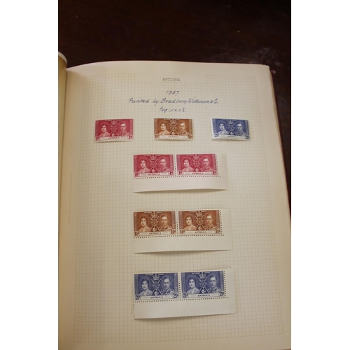 1405 - COMMONWEALTH MINT STAMPS two well laid out Simplex albums with mint Commonwealth stamps and varietie... 