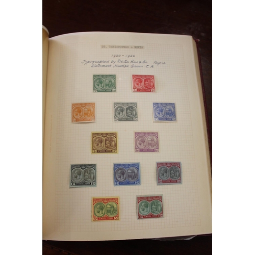 1405 - COMMONWEALTH MINT STAMPS two well laid out Simplex albums with mint Commonwealth stamps and varietie... 