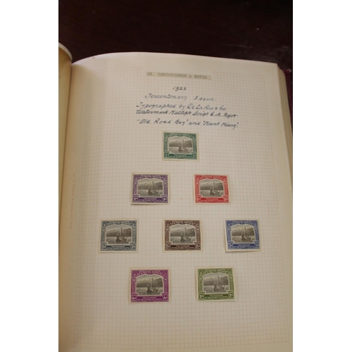 1405 - COMMONWEALTH MINT STAMPS two well laid out Simplex albums with mint Commonwealth stamps and varietie... 