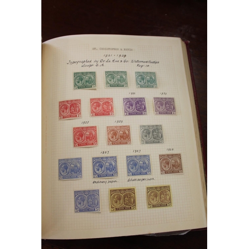 1405 - COMMONWEALTH MINT STAMPS two well laid out Simplex albums with mint Commonwealth stamps and varietie... 