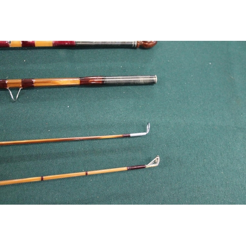 2136 - HARDY FISHING ROD - CC DE FRANCE a modern Hardy split cane rod, 8 1/2ft two piece rod CC De France, ... 