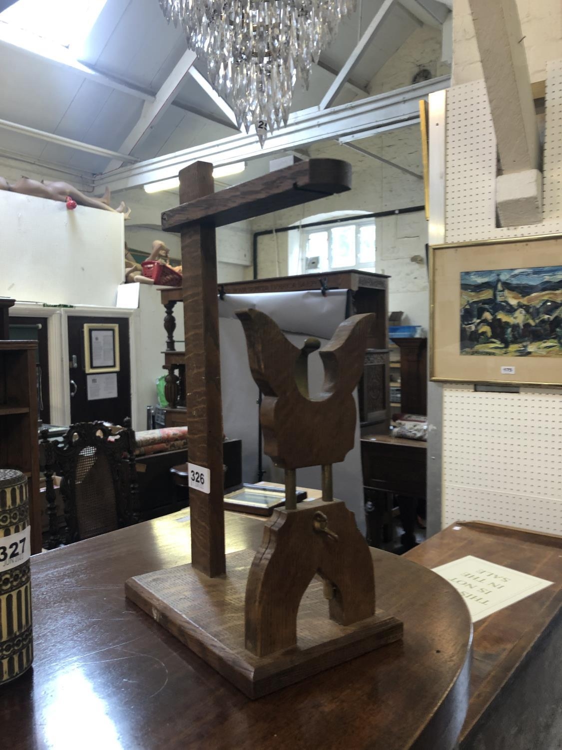 Clock Repair Stand, Height 37cm