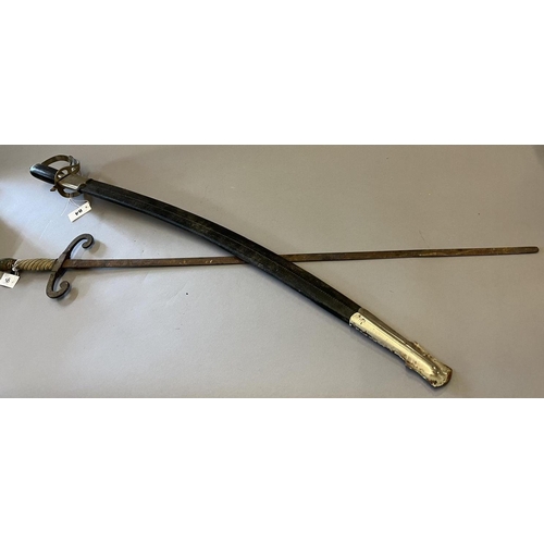 84 - Indian Cavalry Style Sword, Scabbed and Another (2)