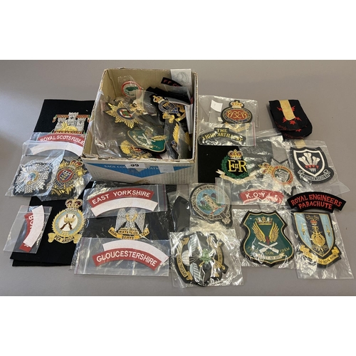 99 - A Collection of Modern Blazer Badges and Similar Military Inslaivia