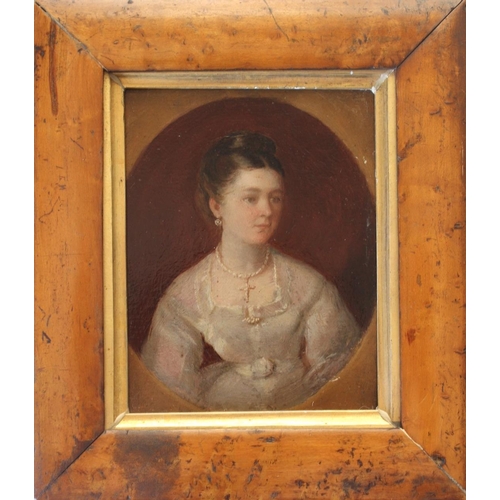 547 - CIRCLE OF SIR GEORGE HAYTER (1792-1871) PORTRAIT OF A LADY, POSSIBLY SHUCKBURGH FAMILY Half length, ... 