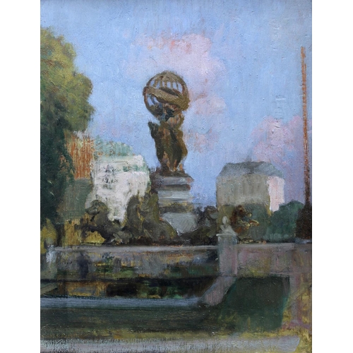 664 - SIR GERALD FESTUS KELLY, PRA (1879-1972) LA FONTAINE DE CARPEAUX, PARIS Signed and inscribed and da... 