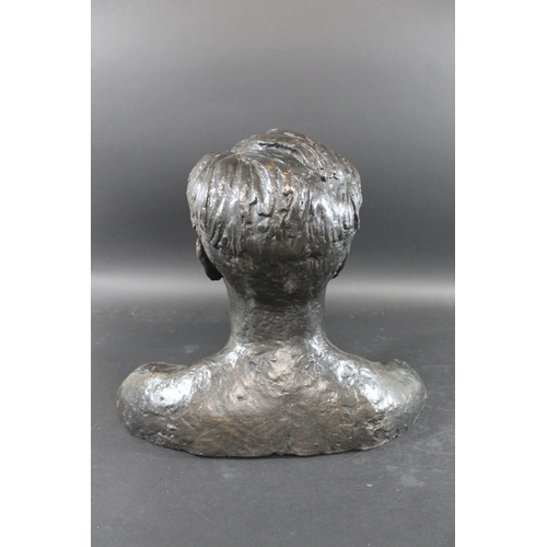 753 - FRANTA BELSKY (1921-2000) - LARGE BRONZE BUST OF CECIL DAY-LEWIS a large bronze shoulder length bust... 