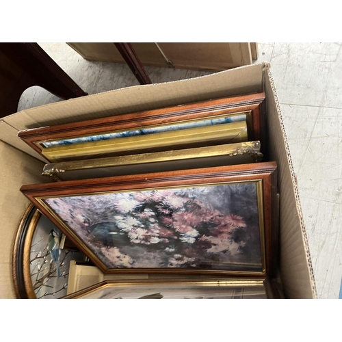 223 - Box of Assorted Pictures and Prints