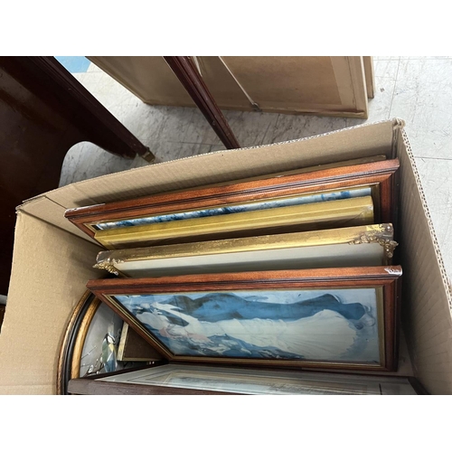 223 - Box of Assorted Pictures and Prints