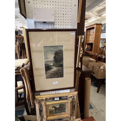 267 - Pair of Signed Framed Photoprints of Bassenthwaite Lake