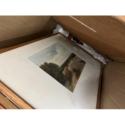 293 - Box of Assorted Prints etc