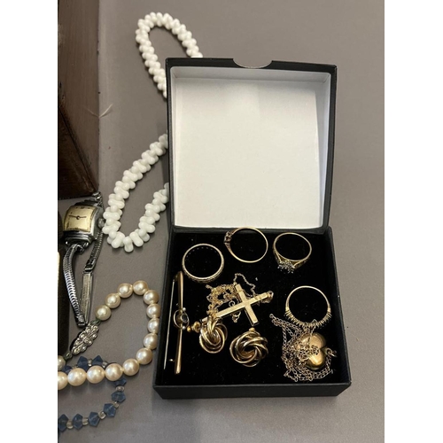 33 - Assorted Costume Jewellery and Watches