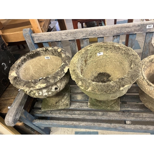 796 - Two Pairs of Planters