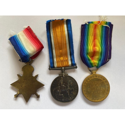 107 - A FIRST WORLD WAR TRIO TO THE MEDICAL CORPS. A Great War Trio comprising 1914-15 Star named to 44606... 