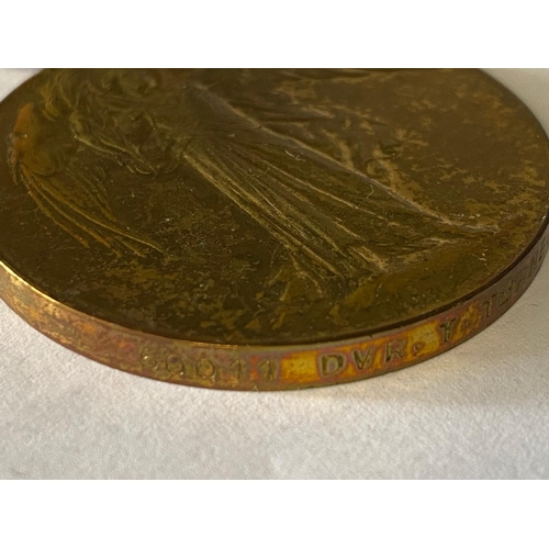 110 - A FIRST WORLD WAR VICTORY MEDAL TO THE ROYAL ARTILLERY. A Victory medal named to 50011 Dvr T. Turner... 