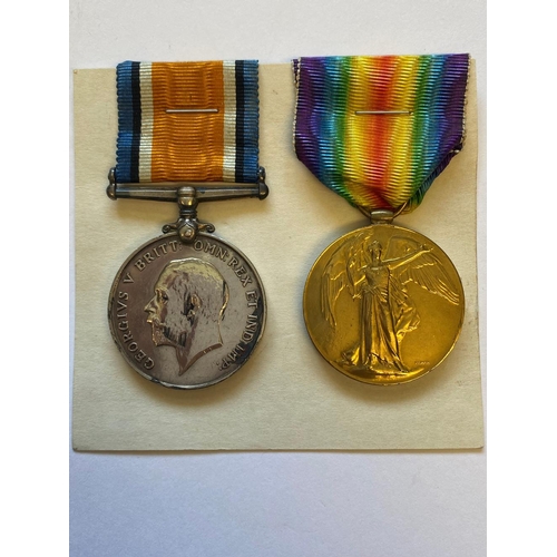 116 - A FIRST WORLD WAR PAIR TO THE DEVONSHIRE REGIMENT. A Great War pair comprising War Medal and Victory... 