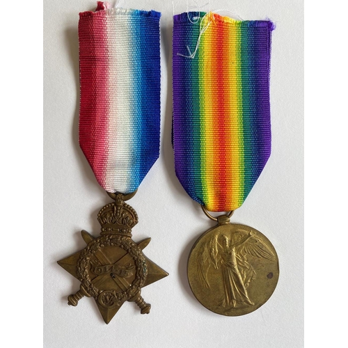 12 - A FIRST WORLD WAR PAIR TO THE CONNAUGHT RANGERS. A Great War pair comprising 1914-15 Star named to 6... 