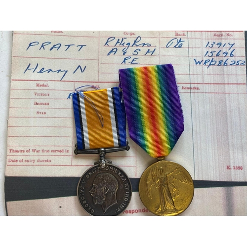 126 - A FIRST WORLD WAR PAIR TO THE ROYAL HIGHLANDERS. A Great War Pair comprising War Medal and Victory M... 