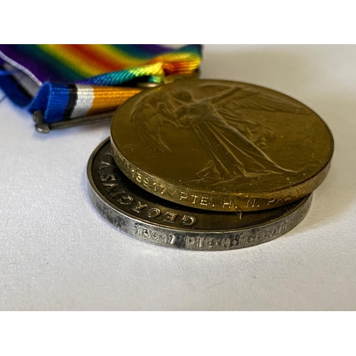 126 - A FIRST WORLD WAR PAIR TO THE ROYAL HIGHLANDERS. A Great War Pair comprising War Medal and Victory M... 