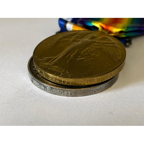 126 - A FIRST WORLD WAR PAIR TO THE ROYAL HIGHLANDERS. A Great War Pair comprising War Medal and Victory M... 