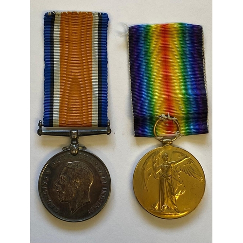 129 - A FIRST WORLD WAR PAIR TO THE R.A.F. A Great War pair comprising War Medal and Victory Medal named t... 