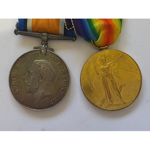 139 - TWO FIRST WORLD WAR PAIRS TO PROBABLE BROTHERS. A Great War Pair comprising War Medal and Victory Me... 