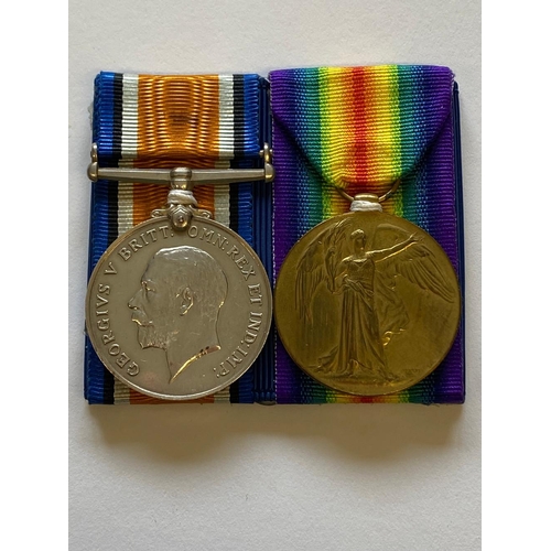 140 - A FIRST WORLD WAR PAIR TO THE WORCESTERSHIRE REGIIMENT. A Great War pair comprising War Medal and Vi... 