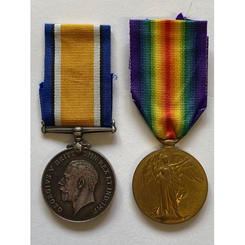 142 - A FIRST WORLD WAR PAIR TO THE GLOUCESTERSHIRE REGIMENT. A Great War pair comprising War Medal and Vi... 