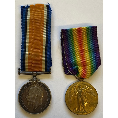 145 - A FIRST WORLD WAR PAIR TO THE DEVONSHIRE REGIMENT. A Great Wart pair comprising War Medal and Victor... 