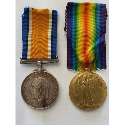 146 - FIRST WORLD WAR MEDALS TO BROTHERS FROM MARYPORT, CUMBERLAND. A War Medal named to 32556 Pte J. Stod... 