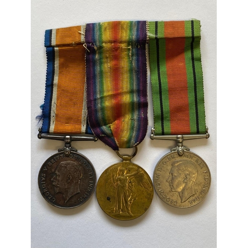 148 - A FIRST AND SECOND WORLD WAR GROUP OF THREE TO THE LIVERPOOL REGIMENT/SOUTH WALES BORDERERS. A group... 