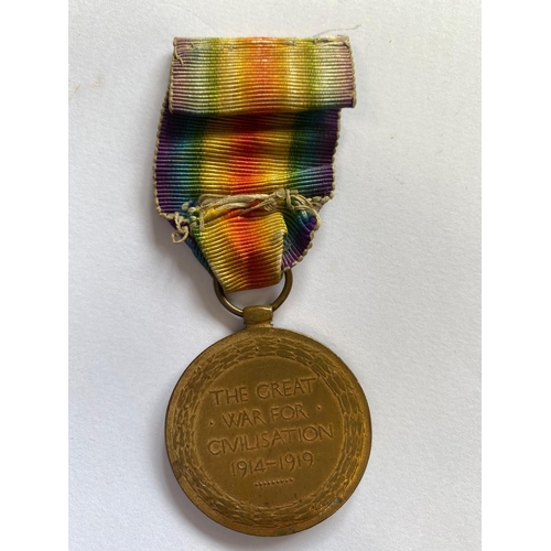 192 - A FIRST WORLD WAR VICTORY MEDAL TO THE DEVON REGIMENT. A Victory Medal named to 20678 Pte J.H. Weeks... 