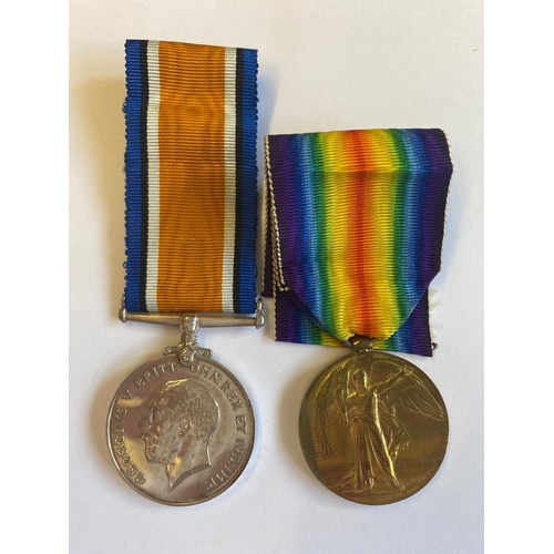 199 - A FIRST WORLD WAR PAIR TO THE LONDON REGIMENT. A Great War Pair comprising War Medal and Victory Med... 