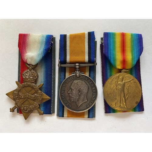 2 - A FIRST WORLD WAR TRIO TO THE LANCASHIRE FUSILIERS. A Great War Trio comprising 1914-15 Star named t... 