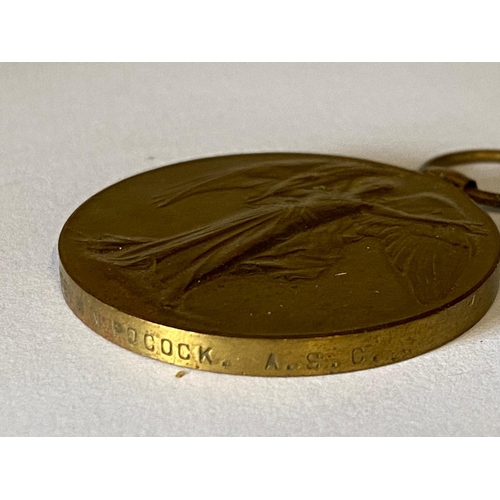 203 - A FIRST WORLD WAR VICTORY MEDAL TO THE SERVICE CORPS. A Victory Medal named to M-315433 Pte A.N. Poc... 