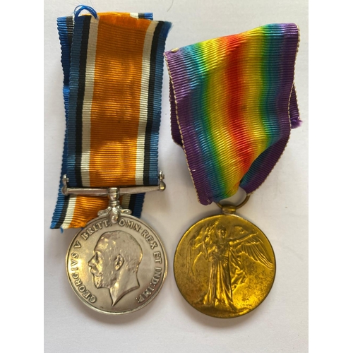 204 - A FIRST WORLD WAR PAIR TO THE SCOTTISH BORDERERS. A Great War Pair comprising War Medal and Victory ... 