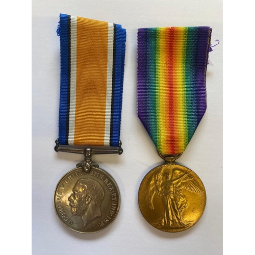 206 - A FIRST WORLD WAR PAIR TO A POW FROM THE LIVERPOOL REGIMENT. A Great War Pair comprising War Medal a... 