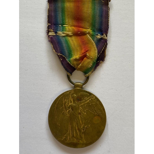 207 - A FIRST WORLD WAR VICTORY MEDAL TO THE ESSEX REGIMENT. A Victory Medal named to 400288 Pte W. Jasper... 