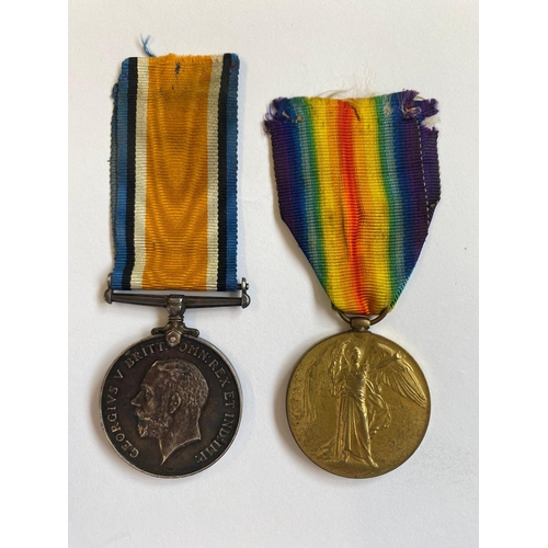 212 - A FIRST WORLD WAR PAIR TO THE MANCHESTER REGIMENT/ A.S.C. A Great War pair comprising War Medal and ... 