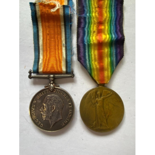 213 - A FIRST WORLD WAR PAIR TO THE NORTH STAFFORDSHIRE REGIMENT. A Great War Pair comprising War Medal an... 