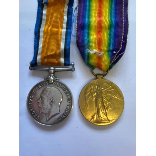 214 - A FIRST WORLD WAR PAIR TO THE NORTH STAFFORDSHIRE REGIMENT. A Great War pair comprising War Medal an... 