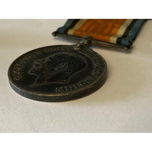 218 - A FIRST WORLD WAR PAIR TO THE NORTHUMBERLAND FUSILIERS. A Great War pair comprising War Medal and Vi... 